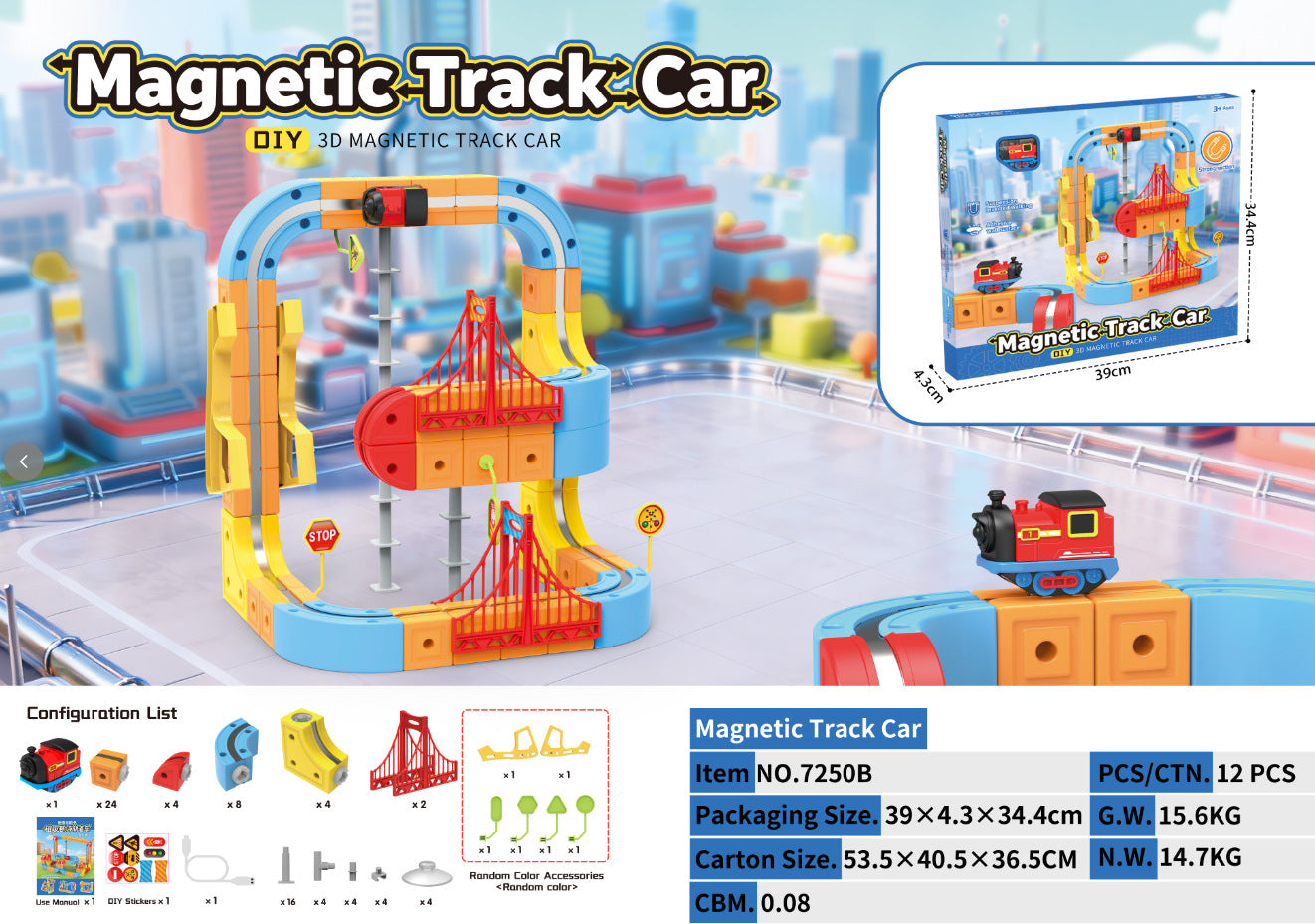 Sora Magnetic Track Car 3D™